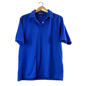 Men's Blue Land's End Polo Shirt L
